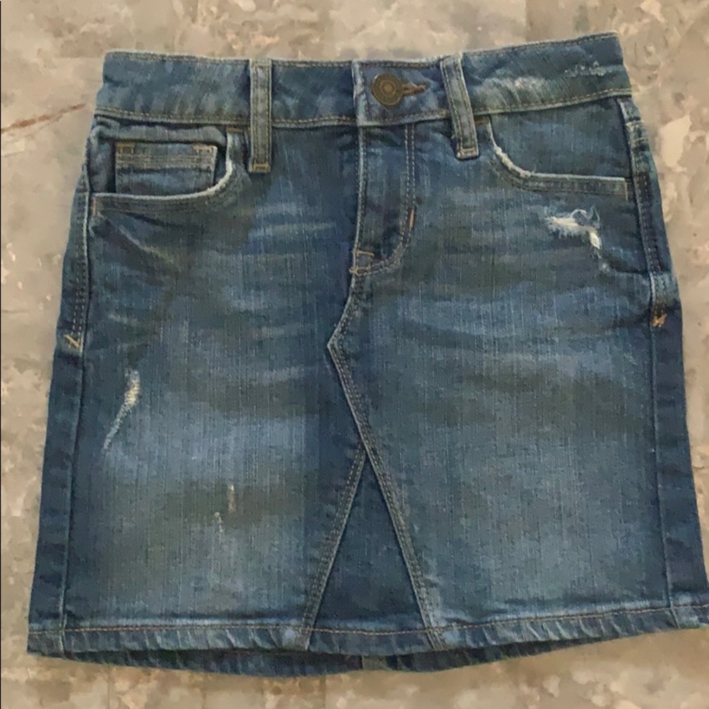 Gap kids girls jean skirt